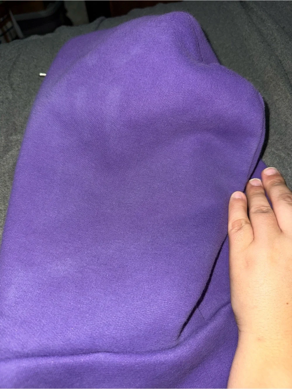 Nike Purple Pullover Hoodie with Kangaroo Pocket